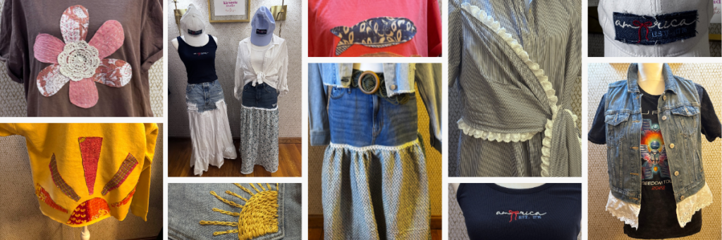 Sample of Kirasole upcycled apparel