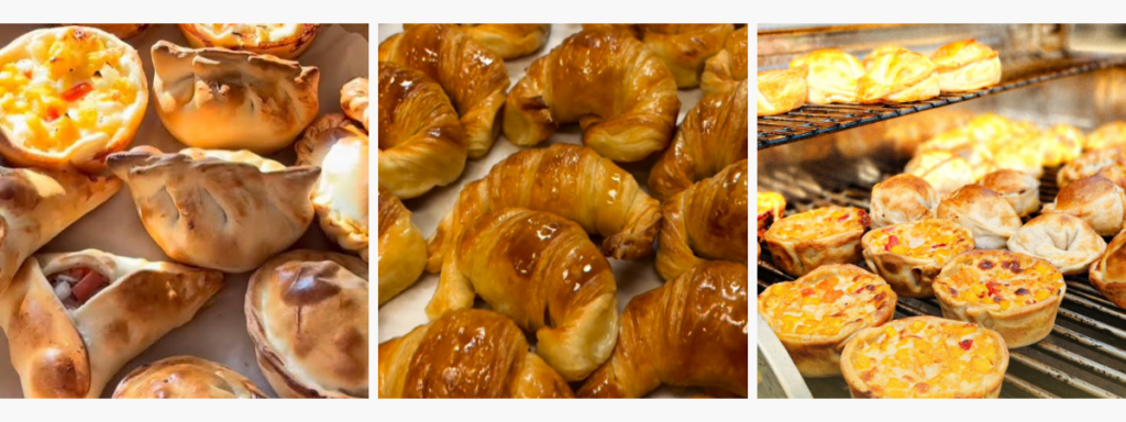 Photos of different empanadas
